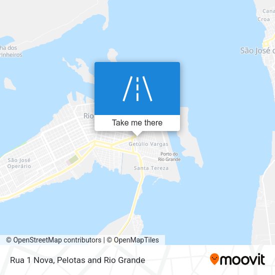 Rua 1 Nova map