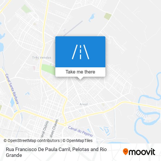Rua Francisco De Paula Carril map