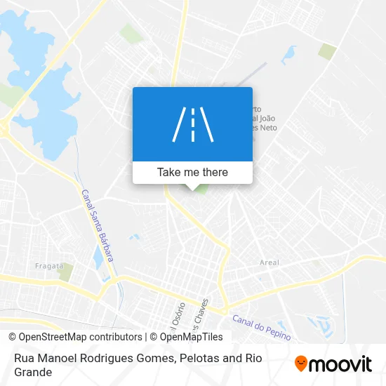 Rua Manoel Rodrigues Gomes map