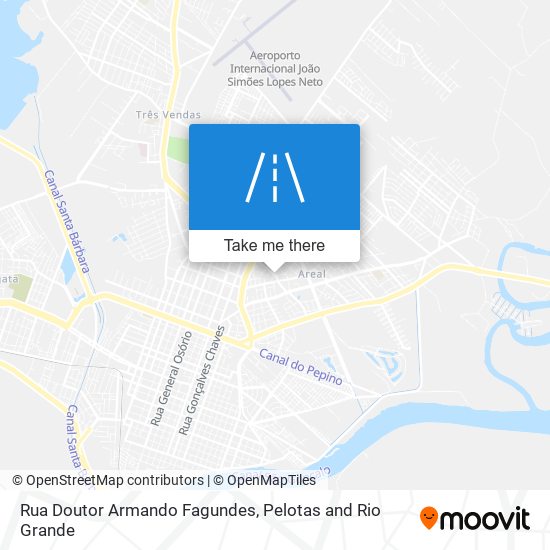 Rua Doutor Armando Fagundes map
