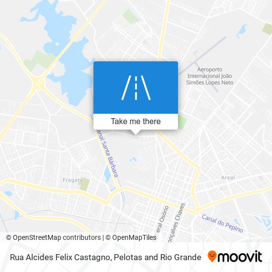 Rua Alcides Felix Castagno map