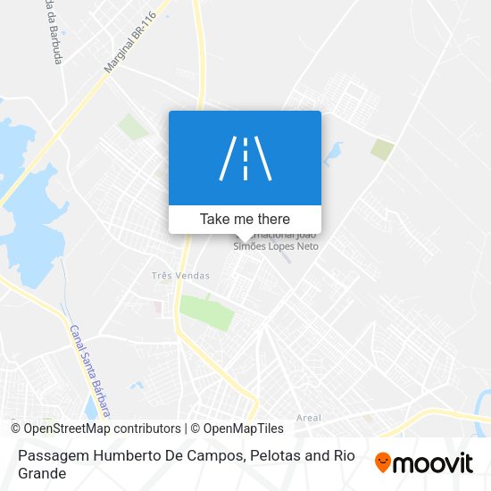 Passagem Humberto De Campos map