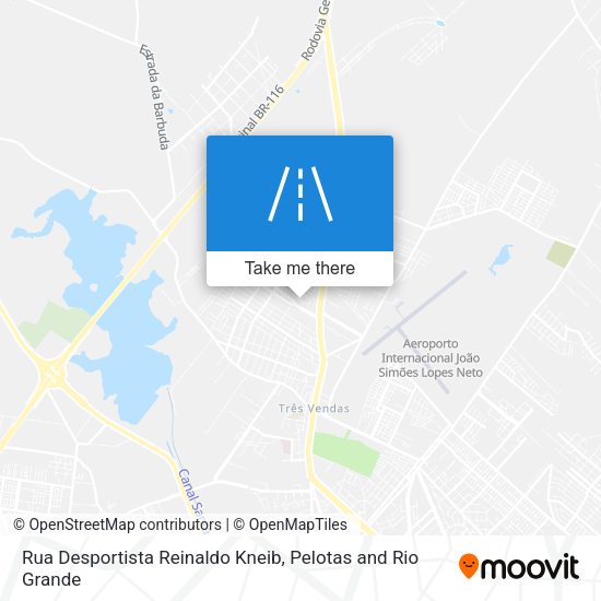 Rua Desportista Reinaldo Kneib map