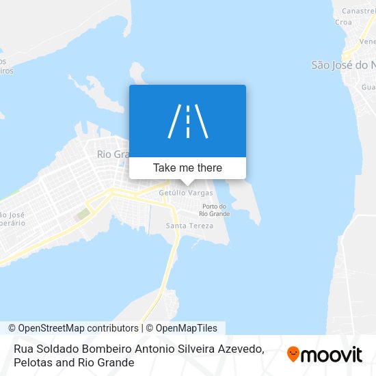 Rua Soldado Bombeiro Antonio Silveira Azevedo map