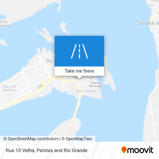 Rua 10 Velha map