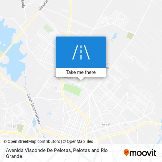 Mapa Avenida Visconde De Pelotas