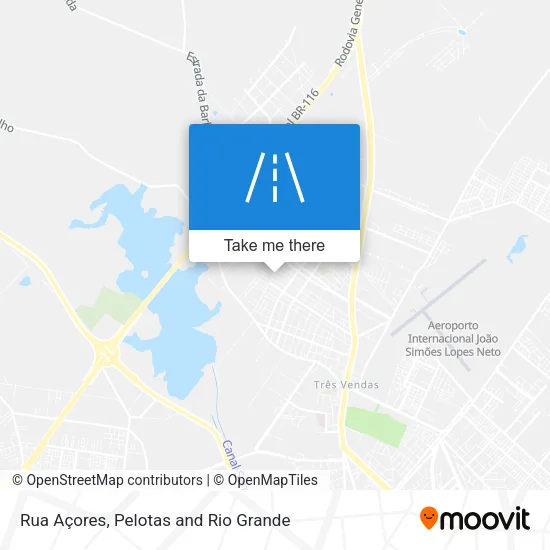 Rua Açores map
