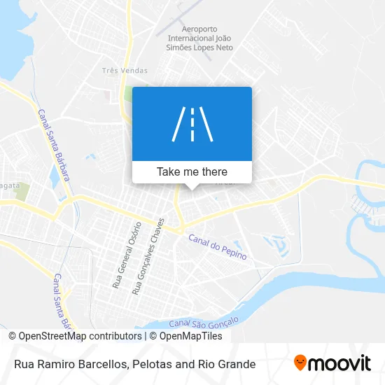 Rua Ramiro Barcellos map