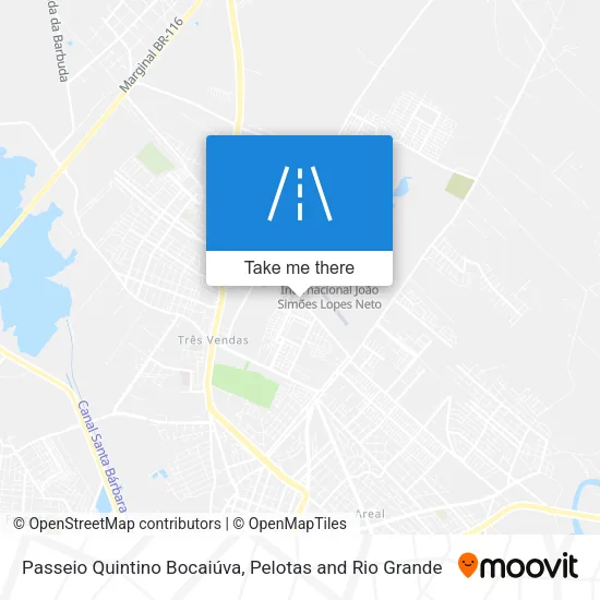 Passeio Quintino Bocaiúva map
