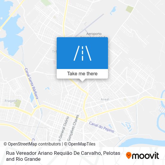 Rua Vereador Ariano Requião De Carvalho map