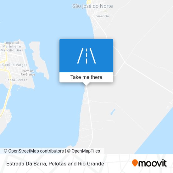 Estrada Da Barra map