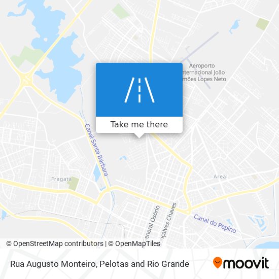 Mapa Rua Augusto Monteiro