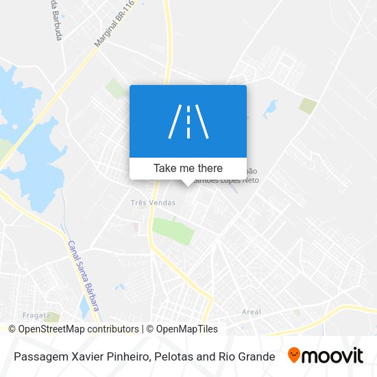 Passagem Xavier Pinheiro map