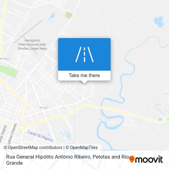 Rua General Hipólito Antônio Ribeiro map