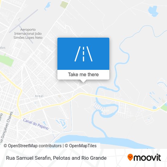 Rua Samuel Serafin map