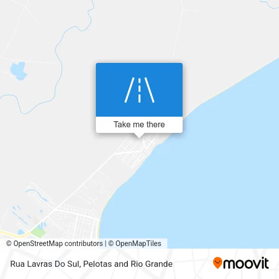 Rua Lavras Do Sul map