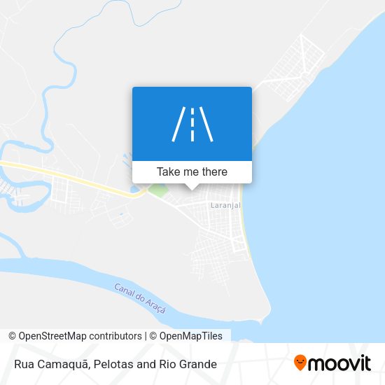 Rua Camaquã map