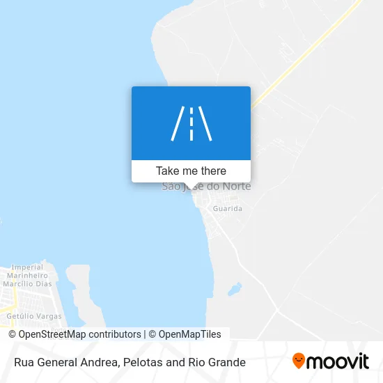 Rua General Andrea map