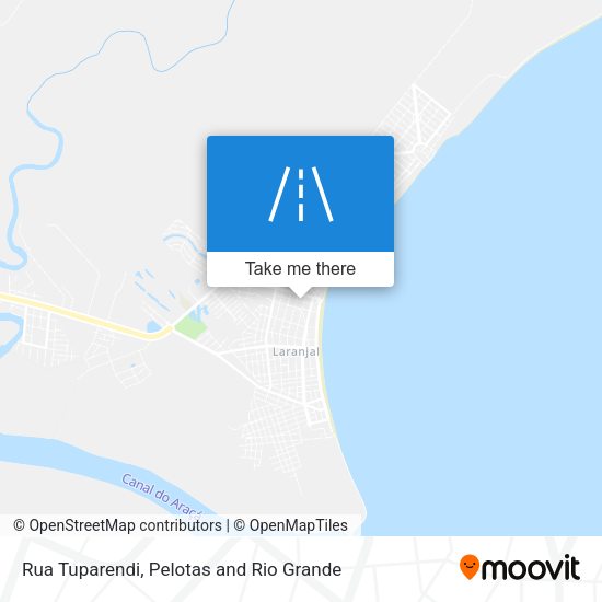 Rua Tuparendi map