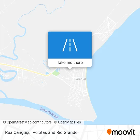 Rua Canguçu map