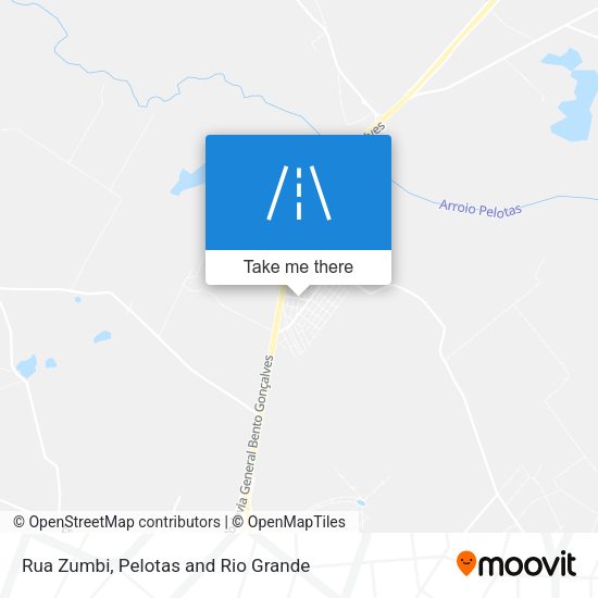 Rua Zumbi map