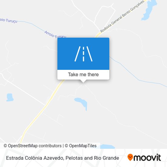 Estrada Colônia Azevedo map