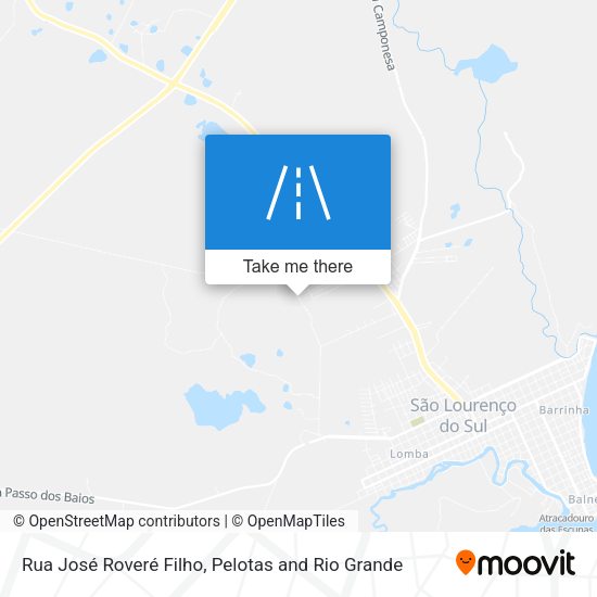 Rua José Roveré Filho map