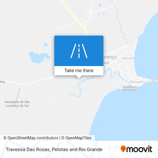 Travessa Das Rosas map