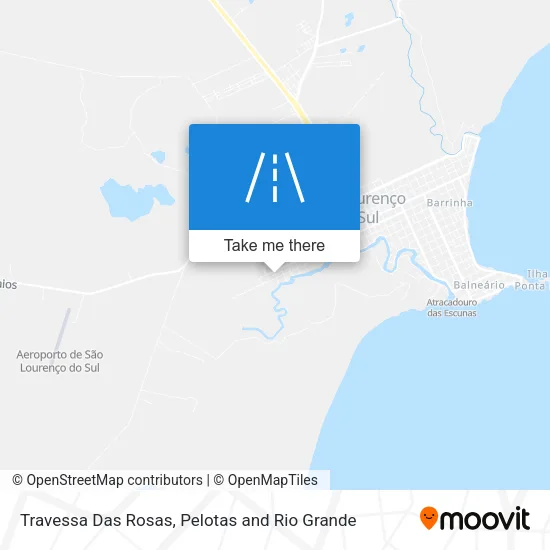 Travessa Das Rosas map