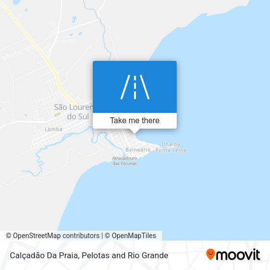 Calçadão Da Praia map