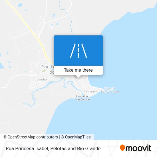 Rua Princesa Isabel map
