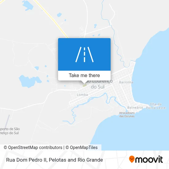 Rua Dom Pedro II map