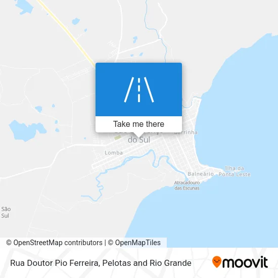 Rua Doutor Pio Ferreira map