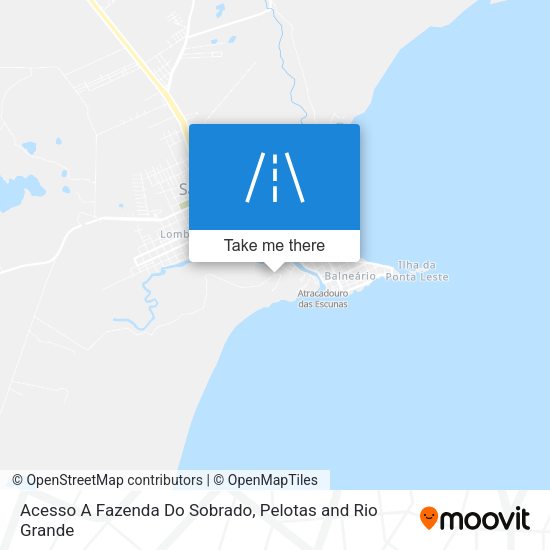 Acesso A Fazenda Do Sobrado map