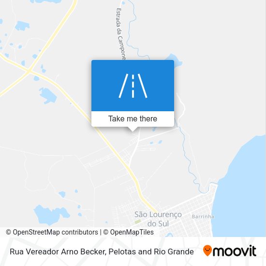 Rua Vereador Arno Becker map