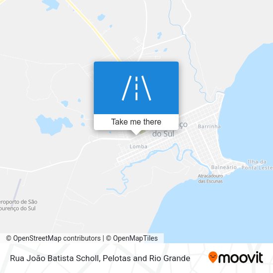 Rua João Batista Scholl map