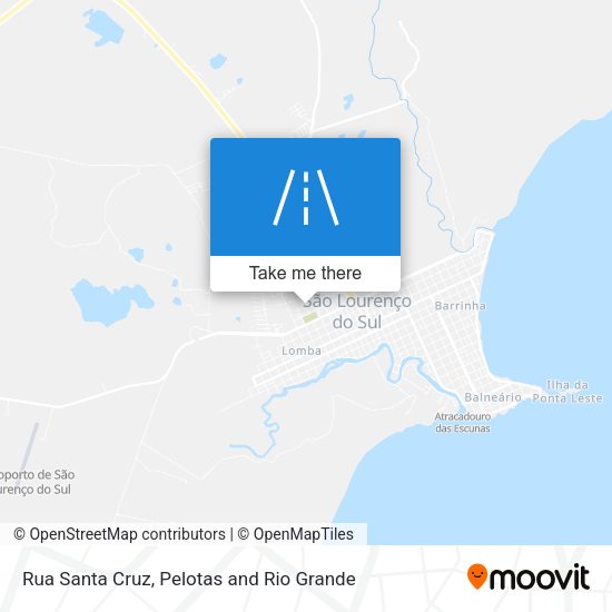 Rua Santa Cruz map
