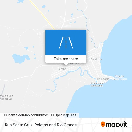 Rua Santa Cruz map