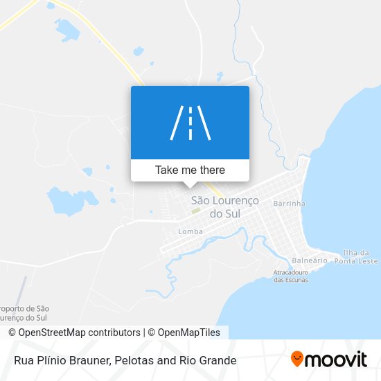 Rua Plínio Brauner map