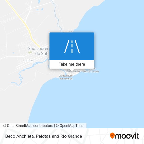 Beco Anchieta map