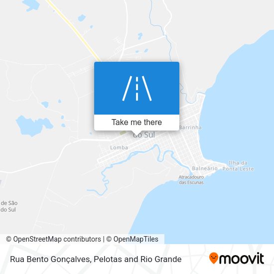 Rua Bento Gonçalves map