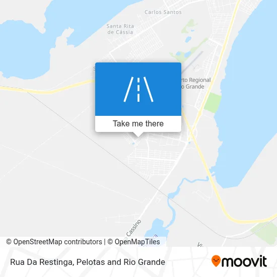 Rua Da Restinga map