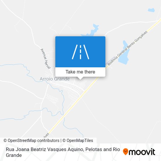 Rua Joana Beatriz Vasques Aquino map