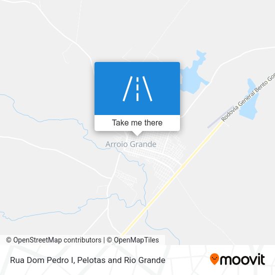 Rua Dom Pedro I map