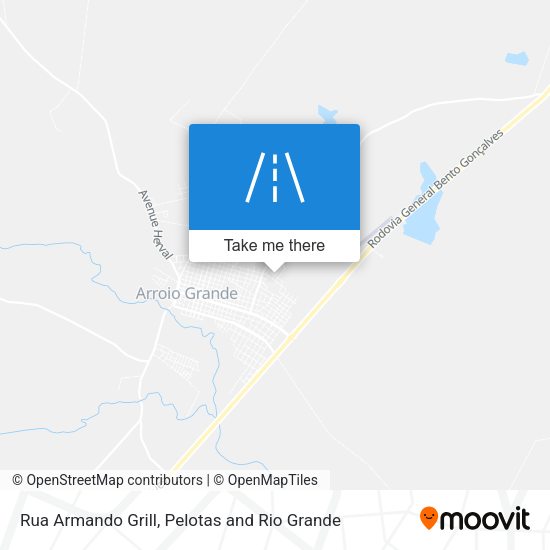 Rua Armando Grill map