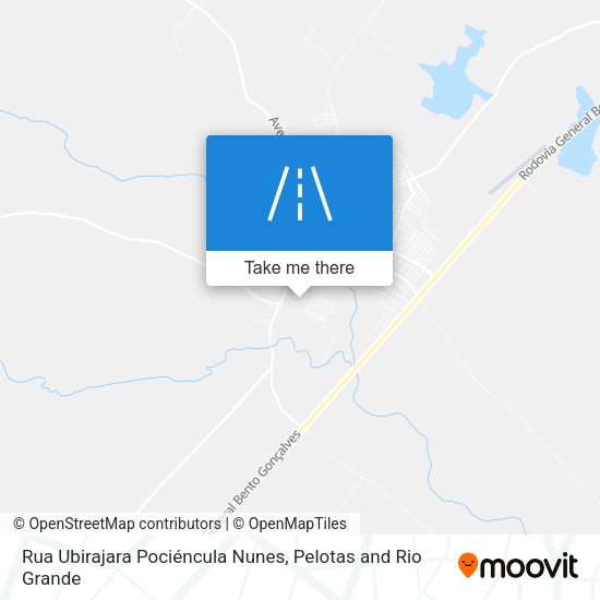Rua Ubirajara Pociéncula Nunes map
