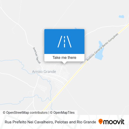 Rua Prefeito Nei Cavalheiro map