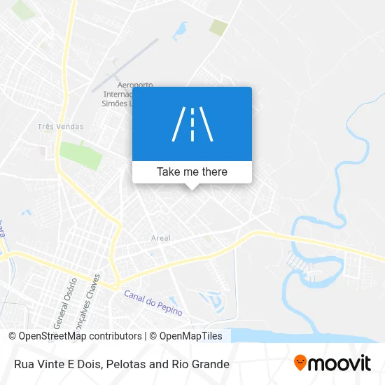 Rua Vinte E Dois map