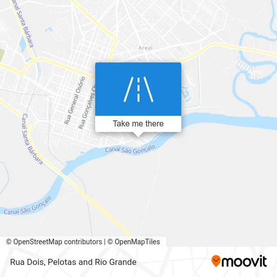 Rua Dois map