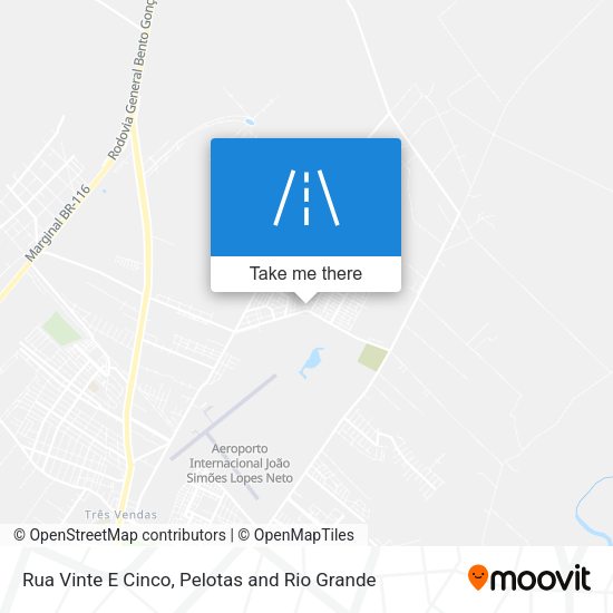 Rua Vinte E Cinco map